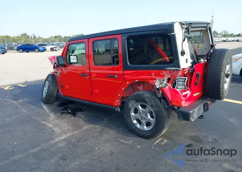 2021 Jeep Wrangler Unlimited Freedom 4X4 from USA, damaged, VIN 1C4HJXDN6MW685705